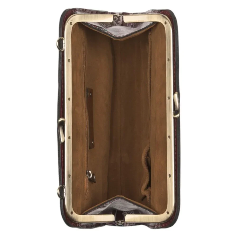 PATRICIA NASH Leather Evangeline Frame Crossbody Bag - Picture 3 of 5